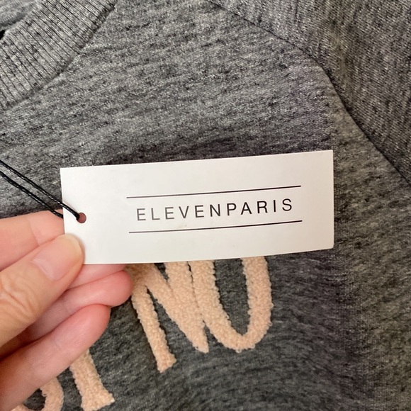 Eleven Paris Trust no man except Justin sweatshirt.  NWT. - Picture 2 of 6